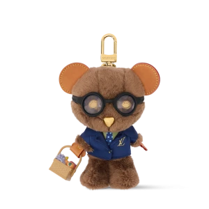 LV Louis Bear Bag Charm