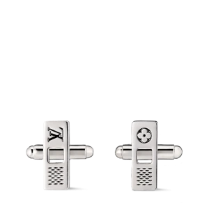 Damier Staples Cut Out Cufflinks