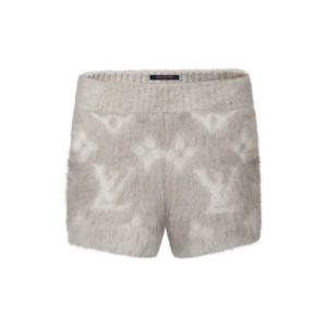 Brushed Monogram Mini Shorts