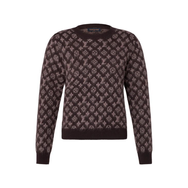 Brushed Monogram Pullover
