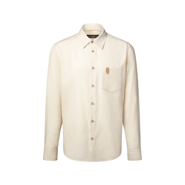 Cashmere Cotton Long-Sleeved Flannel Shirt