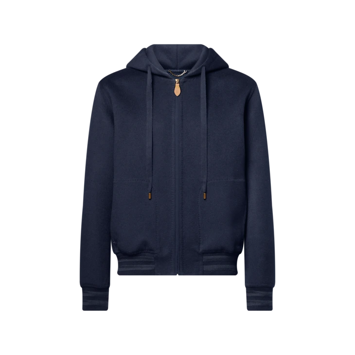 Cashmere Double Face Hooded Blouson